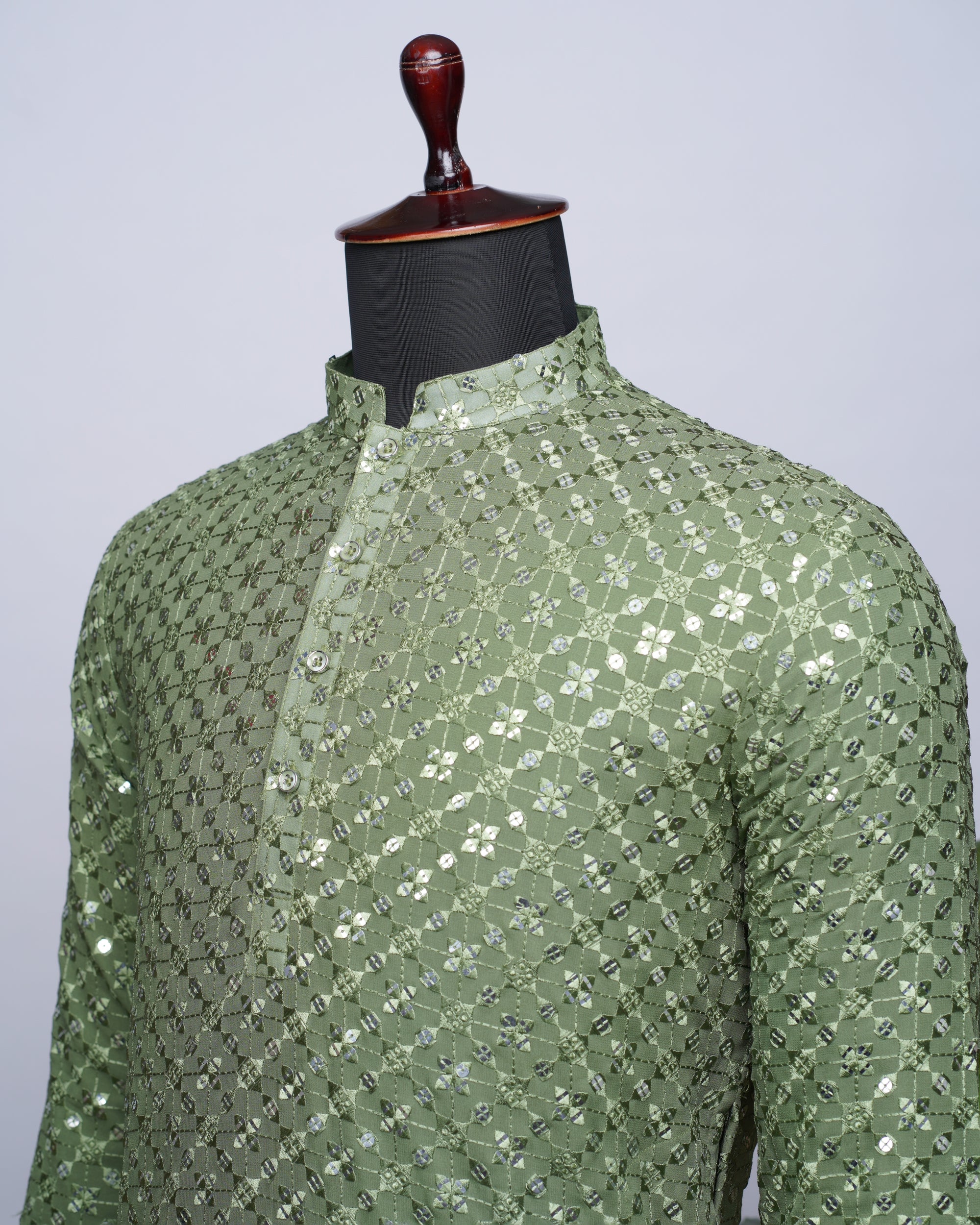 Mehendi Green Kurta Set