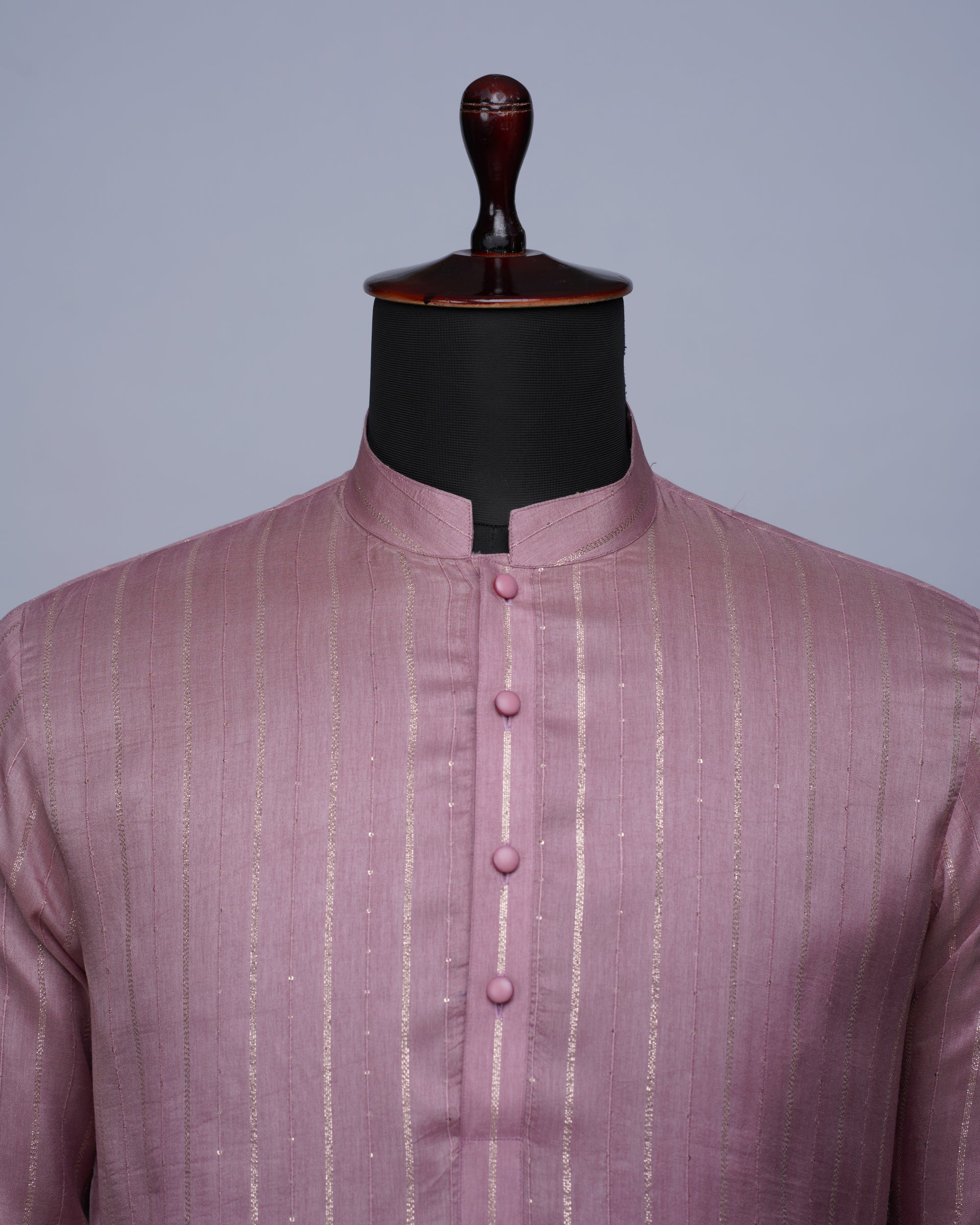 Pink Silk Kurta Set