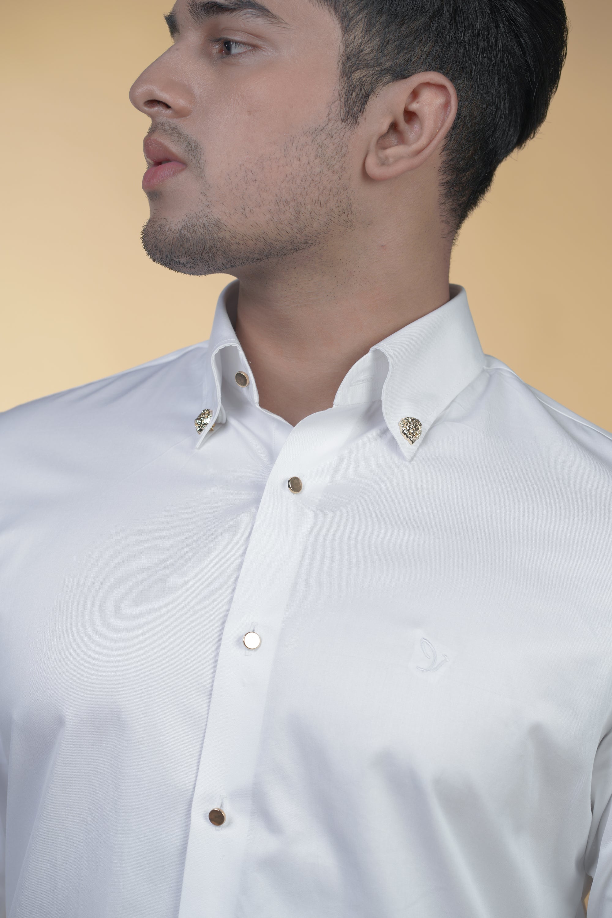 White Classic Shirt in Luxury Cotton